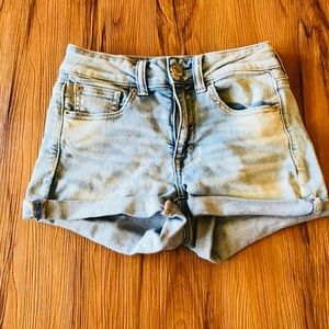 American Eagle AE Hi-Rise Shortie Short
